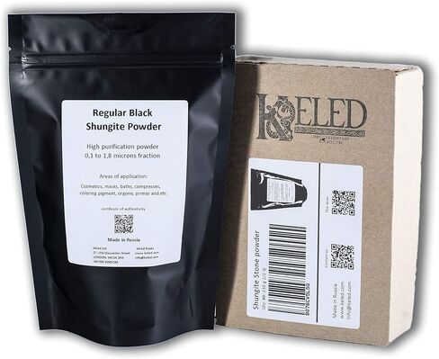 روكس كيلد مسحوق شونجيت - 230 غرام ½ باوند - لوازم الطلاء الحرفي اي ام اف ومستلزمات الاورجونيت المصنوعة يدويا - مصنوعة من احجار شونجيت الطبيعية النقية النوع II in Kuwait