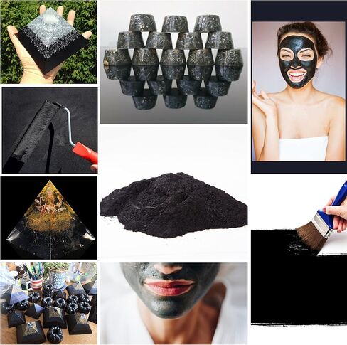 روكس كيلد مسحوق شونجيت - 230 غرام ½ باوند - لوازم الطلاء الحرفي اي ام اف ومستلزمات الاورجونيت المصنوعة يدويا - مصنوعة من احجار شونجيت الطبيعية النقية النوع II in Kuwait