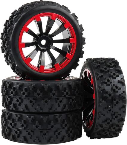 إطارات سيارة Rowiz 1/10 RC بعجلات سداسية 12 مم وإطارات لشاحنة 1/18 1/12 إلى 1/16 Buggy Slash WLtoys 144001 A959 124018 124019 Mini T 2.0 Latrax Teton HBX 18859 in Kuwait