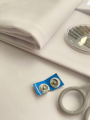 MAROBEE Woven Cotton Iron On Fusible Interfacing for Sewing Projects - 44 Inch x 2 Yards - Soft Feel (SF) Medium Weight Interfacing for Plackets Yokes Blouses & Embroidery in Kuwait