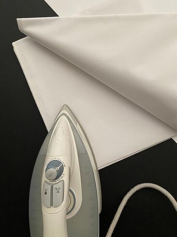 MAROBEE Woven Cotton Iron On Fusible Interfacing for Sewing Projects - 44 Inch x 2 Yards - Soft Feel (SF) Medium Weight Interfacing for Plackets Yokes Blouses & Embroidery in Kuwait