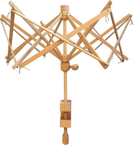 AnNafi® Premium Knitter Yarn Swift 24 بوصة (مقاس واحد يناسب الجميع) مظلة خشبية من خيوط الغزل الكروية in Saudi Arabia