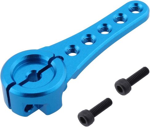 Hobbypark Metal Aluminum Long 25T Servo Horn Single Sided Steering Arm M3 Threads for RC Car Truck Off Road Buggy Accessories (Black) in Saudi Arabia