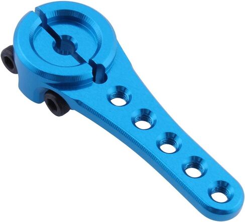 Hobbypark Metal Aluminum Long 25T Servo Horn Single Sided Steering Arm M3 Threads for RC Car Truck Off Road Buggy Accessories (Black) in Saudi Arabia