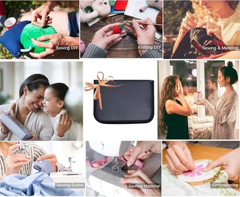 Sewing Kit, 338 Pcs Large Sewing Kit Basic Premium Sewing Supplies, 43 XL Thread Spools, Complete Needle and Thread Kit for Traveller, Adults, Kids, Beginner, Emergency Repairs, DIY and Home in Kuwait