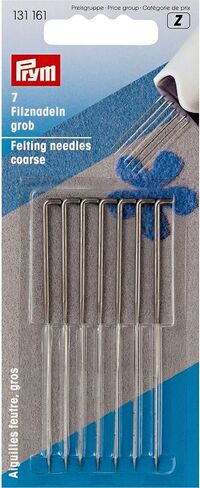 Prym 78mm Coarse Felting Needles, Silver One Size in Saudi Arabia