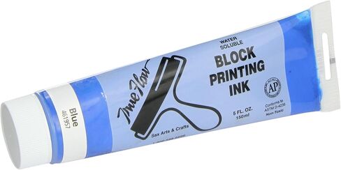 Sax True Flow Water Soluble Block Printing Ink - 5 Ounce Tube - Blue - 461957 in Saudi Arabia