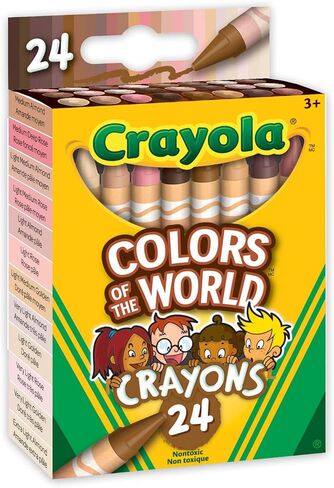 Crayola Colors of The World Skin Tone Crayons, 24 Count in Saudi Arabia