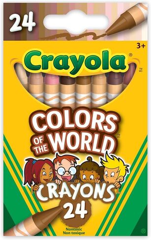 Crayola Colors of The World Skin Tone Crayons, 24 Count in Saudi Arabia
