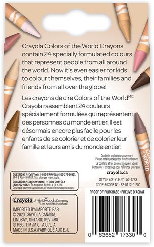 Crayola Colors of The World Skin Tone Crayons, 24 Count in Saudi Arabia