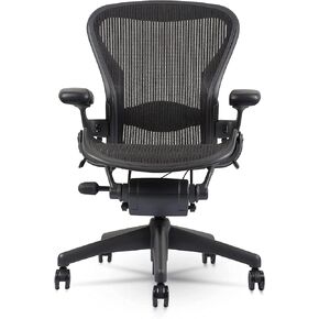 كرسي Herman Miller Aeron الكلاسيكي مقاس B تم تجديده بواسطة Chairorama، من الألومنيوم in Kuwait
