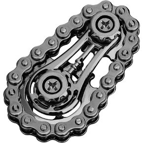 فيدجيت سبروكيتس أسطوانة يدوية للأطفال البالغين، ألعاب تململ سبينر للإصبع رائعة معدنية للأولاد من عمر 4 إلى 12 سنة، سلسلة دراجة حسية تروس EDC لعبة جديدة هدية بيرز للقلق وتخفيف التوحد in Kuwait