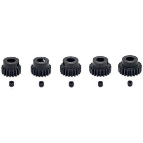 KingVal Replacement 5PCS M1 8mm 23T 24T 25T 26T 27T Steel Pinion Motor Gear Compatible with 1/5 RC Car Brushed Brushless Motor in Kuwait