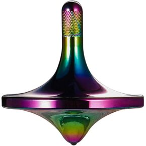 Stainless Steel Spinning Top,Exquisite EDC Fidget Toy (Silver, L) in Saudi Arabia