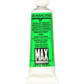 طلاء زيتي قابل للخلط بالماء من جرومباتشر ماكس، 37 مل/1.25 أونصة، أخضر ساب in Kuwait