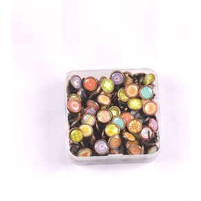 150 قطعة من مشابك الورق المعدنية المستديرة بنمط كرتوني رترو لسجل القصاصات والحرف اليدوية وتزيين الملابس والدورات اليدوية in Kuwait