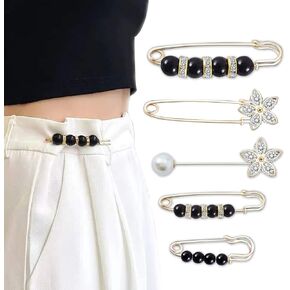 Fashion Pearl Brooch, Sweater Shawl Pearl Pin, Elegant and Fashionable, Enhance your Temperament, Suitable for a Variety of Occasions to Wear (White)