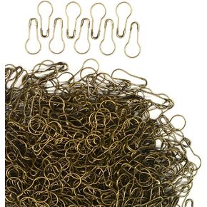 Fuxinghao 1000 Pieces 21mm/0.8 Inch Small Metal Safety Pins, Gourd Pin, Bulb Pin, Clothing Tag Pins for Clothing Crafting and DIY(Gold)