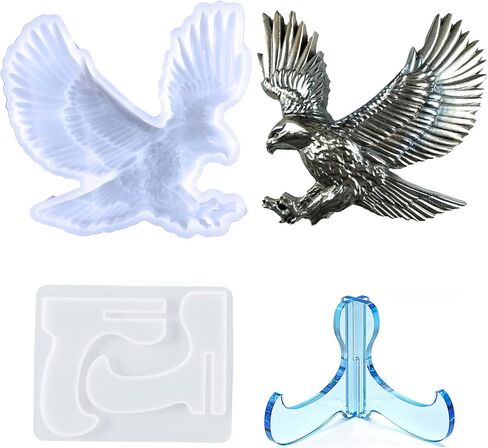 6 قطع من قوالب الراتنج ثلاثية الأبعاد، 6 أنماط من صب راتنجات الإيبوكسي مع حشوات من ورق السيليكون المجسم لإضافة عمل فني ثلاثي الأبعاد بالليزر في الراتنج، وشمع الختم، والشوكولاتة، والحلوى، إلخ. in Kuwait