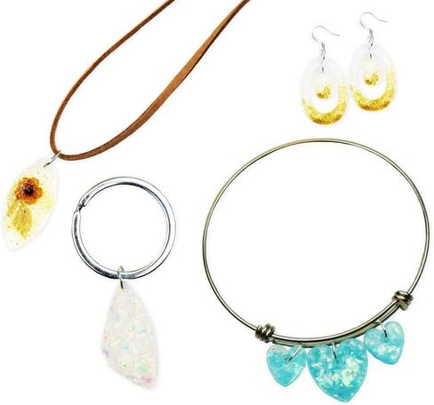 Sculpey Tools Flexible Oven Safe Silicone Jewelry Mold is the Great jewelry tool for earrings, necklaces and bracelets. Use with oven bake clay, Liquid Sculpey and resin. in Saudi Arabia