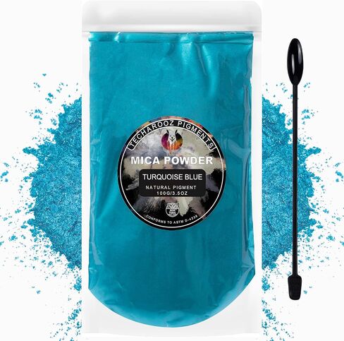 Wine Red Mica Powder for Epoxy Resin 100g / 3.5oz. Sealed Bag- TECHAROOZ 2 Tone Resin Dye Color Pigment Powder for Lip Gloss, Nails, Bath Bombs Soap Making & Much More in Kuwait