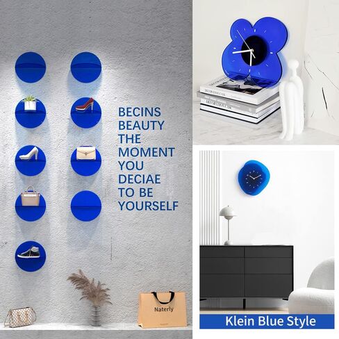 ورقة فارغة من الأكريليك الشفاف الملون، قرص بلاستيكي أكريليك مستدير لوضع علامات المعالم، اللوحة، مشروع لافتة مكتب DIY، خلفية الساعة، تزيين الحائط، 12 بوصة/300 مم، سمك 3 مم in Kuwait