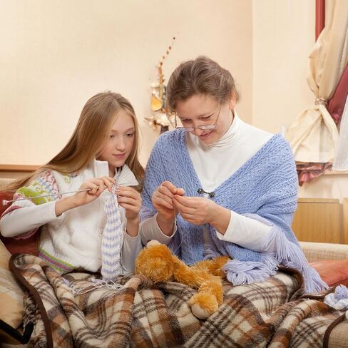 Glow in The Dark Yarn for Crochet, Yarn for Crocheting Bulk, 55 Yards Per Roll, DIY Luminous Crochet Yarn for Beginners, Knitting & Crochet Supplies for Halloween Christmas(Retro Colors 10 Roll) in Kuwait