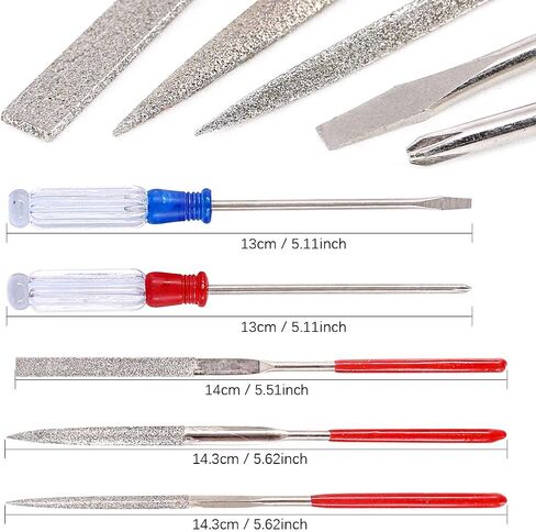 Keadic 29Pcs Gundam Modeler Basic Tools Craft Set with a Plastic Case and Bag for Hobby Model Assemble Building in Saudi Arabia