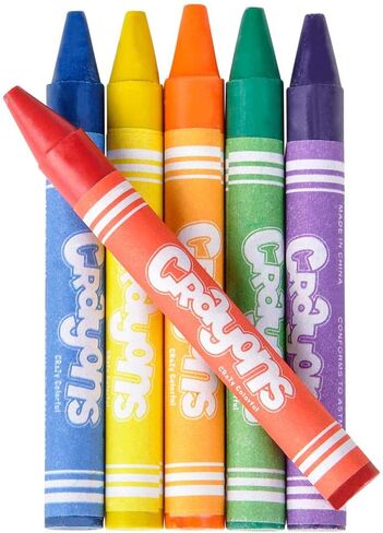 Bedwina Bulk Crayons - 720 Crayons! Case Of 120 6-Packs, Premium Color Crayons for Kids, Non-Toxic for Party Favors, Restaurants, Goody Bags, Stocking Stuffers in Saudi Arabia