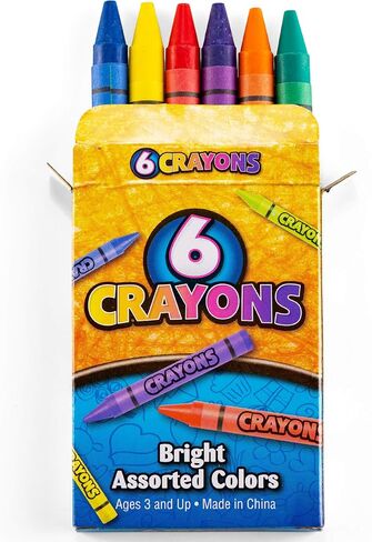 Bedwina Bulk Crayons - 720 Crayons! Case Of 120 6-Packs, Premium Color Crayons for Kids, Non-Toxic for Party Favors, Restaurants, Goody Bags, Stocking Stuffers in Saudi Arabia