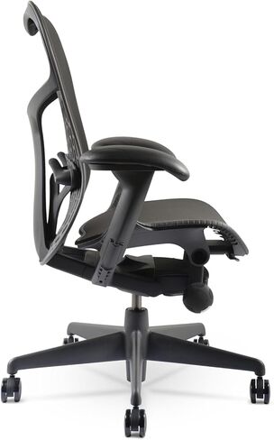 كرسي هيرمان ميلر ميرا 2 - مقعد بذراع قابل للتعديل بالكامل وعمق وإمالة وتحكم في التوتر ومسند ظهر شبكي ودعم قطني - كرسي مكتب منزلي معاد تعبئته in Kuwait