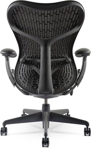 كرسي هيرمان ميلر ميرا 2 - مقعد بذراع قابل للتعديل بالكامل وعمق وإمالة وتحكم في التوتر ومسند ظهر شبكي ودعم قطني - كرسي مكتب منزلي معاد تعبئته in Kuwait