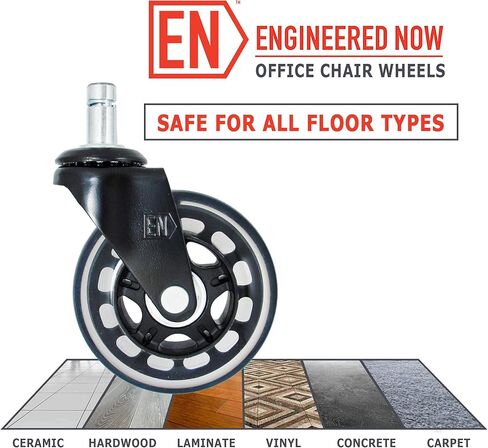 انجنيرد ناو مسند راس اصلي لكرسي هيرمان ميلر ايرون، (مجموعة من 5 قطع، اسود) in Kuwait