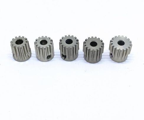 استبدال KingVal 4 قطعة 48DP ثقب قطر 3.175 مم 42T 43T 44T 45T ترس محرك ألومنيوم متوافق مع محرك بدون فرشاة 1/10 RC in Kuwait