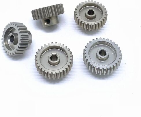KingVal Replacement 5PCS 48DP 3.175mm 16T 17T 18T 19T 20T Aluminium Pinion Motor Gear Compatible with 1/10 RC Car Brushed Brushless Motor in Kuwait
