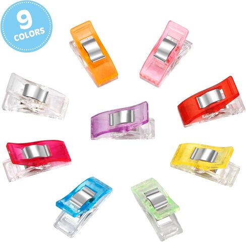 مشابك الخياطة متعددة الأغراض من أوتيماكس، عبوة من 120 قطعة، ملحقات ومستلزمات الخياطة، مشابك اللحف، ألوان متنوعة in Kuwait