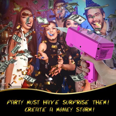 مسدس مسدس المال - مسدس مدفع نقدي من جوسيل، مسدس لعبة مطر، مسدس نقدي محمول باليد لمستلزمات حفلات أفلام الألعاب in Kuwait