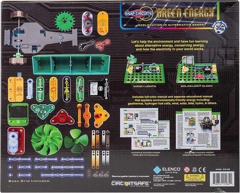 Snap Circuits Snaptricity، مجموعة استكشاف الإلكترونيات (بناء الجذع)، للأطفال بعمر 8 سنوات فما فوق in Kuwait