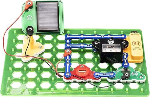 Snap Circuits Snaptricity، مجموعة استكشاف الإلكترونيات (بناء الجذع)، للأطفال بعمر 8 سنوات فما فوق in Kuwait
