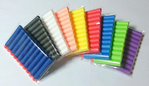 KISEER 240 Pcs Colorful Refill Darts Bullets Ammo Pack for Nerf N-Strike Elite Series Blasters in Saudi Arabia