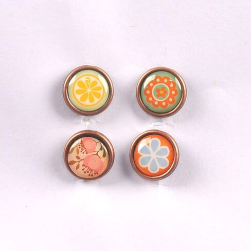 150 قطعة من مشابك الورق المعدنية المستديرة بنمط كرتوني رترو لسجل القصاصات والحرف اليدوية وتزيين الملابس والدورات اليدوية in Kuwait