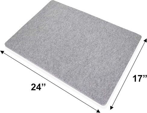 Wool Pressing Mat 17" x 13.5" for Quilting | 100% Pure New Zealand Wool Mat for Sewing and Ironing | Wool Ironing Mat Comes with Silicone Iron Pad Included in Kuwait