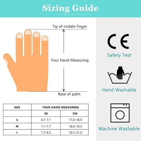 Geyoga 6 Pairs Quilting Gloves for Free Motion Sewing Machine in Kuwait
