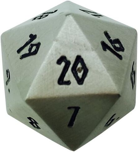 نورس مسبك المسنين Mithiral العد التنازلي 25 مللي متر معدن كامل D20 النرد الحياة عداد TCG CCG in Kuwait