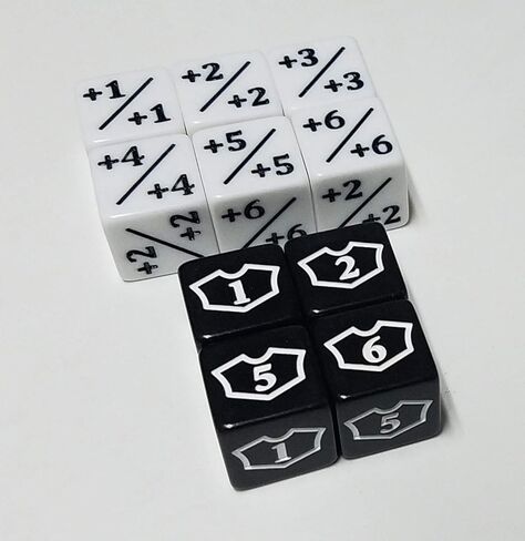 10x عداد & الولاء 1-6 نرد للسحر: التجميع والألعاب الأخرى / CCG MTG in Kuwait