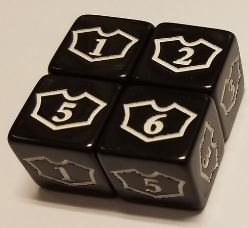 10x عداد & الولاء 1-6 نرد للسحر: التجميع والألعاب الأخرى / CCG MTG in Kuwait