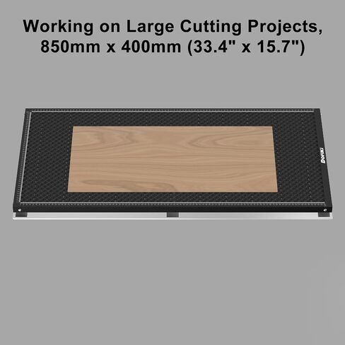 Extended Honeycomb Laser Bed 400 x 850mm for RAY5 Master 3, S20, S30, X20 Serices Extension Laser Engraver, Steel Honeycomb Panel With Metal Plate for Laser Cutting in Kuwait