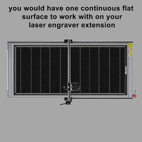 Extended Honeycomb Laser Bed 400 x 850mm for RAY5 Master 3, S20, S30, X20 Serices Extension Laser Engraver, Steel Honeycomb Panel With Metal Plate for Laser Cutting in Kuwait