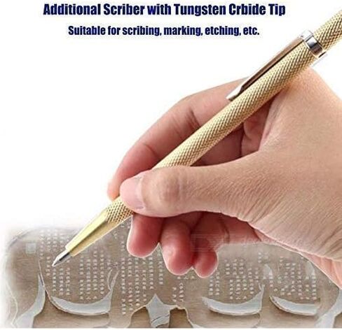 Afantti Micro Corded Electric Engraver Pen Tool Mini DIY Engraving Machine Kit for Metal Glass Ceramic Plastic Jewelry with | Scriber | 30 Bits | 8 Stencils | in Kuwait