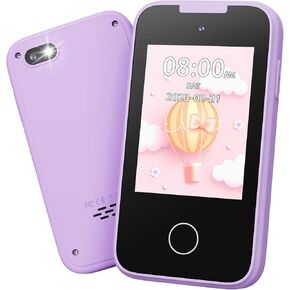 لعبة هاتف ذكي للأطفال، هدايا وألعاب للفتيات والأولاد من عمر 3-8 سنوات، لعبة هاتف وهمية مع مشغل موسيقى، ألعاب ألغاز كاميرا مزدوجة، شاشة لمس بطاقة SD سعة 8 جيجابايت، عيد ميلاد، أنشطة رحلات الأطفال in Kuwait